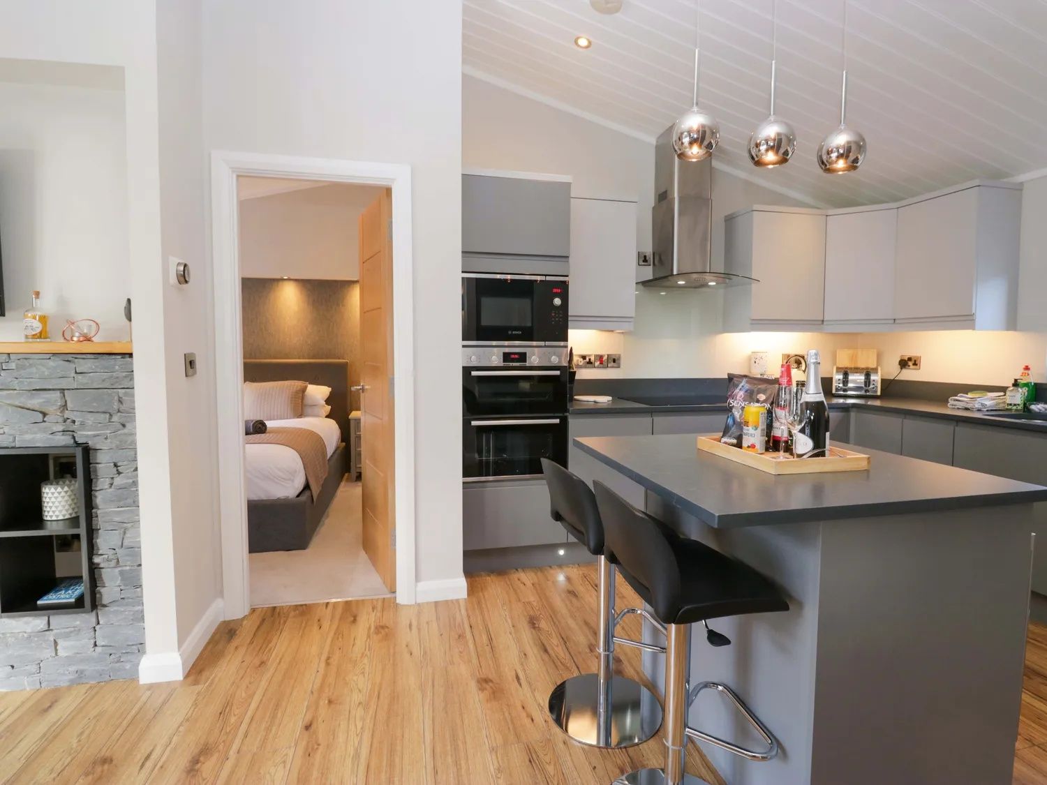 Interior of a lodge on the park